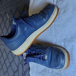 Nike AF1 royal blue legendary croc skins